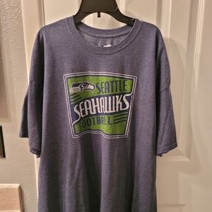 NFL Team Apparel Men's Retro look Seattle Seahawks Sz 2XL
